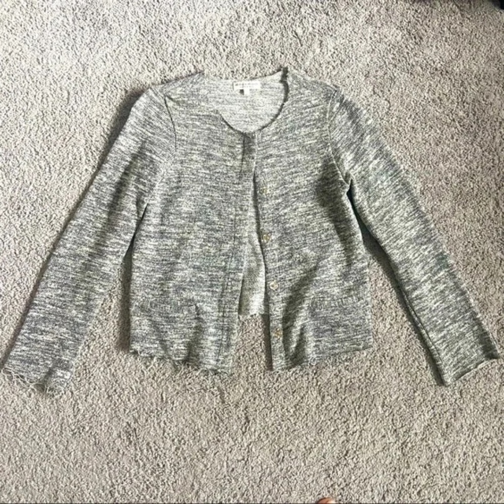 The Lady & The Sailor Raw Edge Cardigan